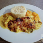 Curry-Aprikosen-Schnitzel
